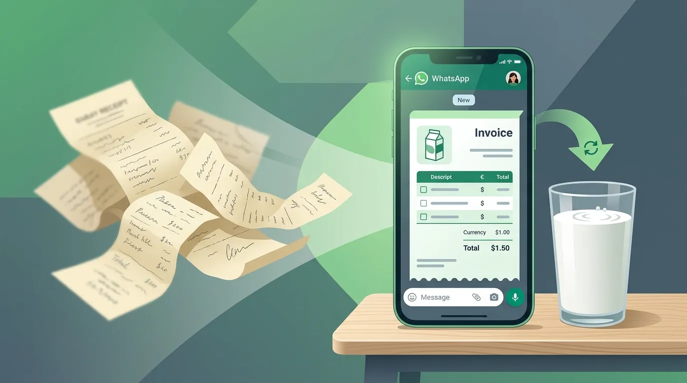 Why WhatsApp Invoicing is Replacing Paper Receipts in Dairy