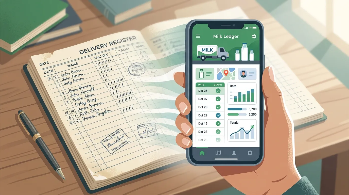Doodh Ka Hisaab: Moving from Paper to App